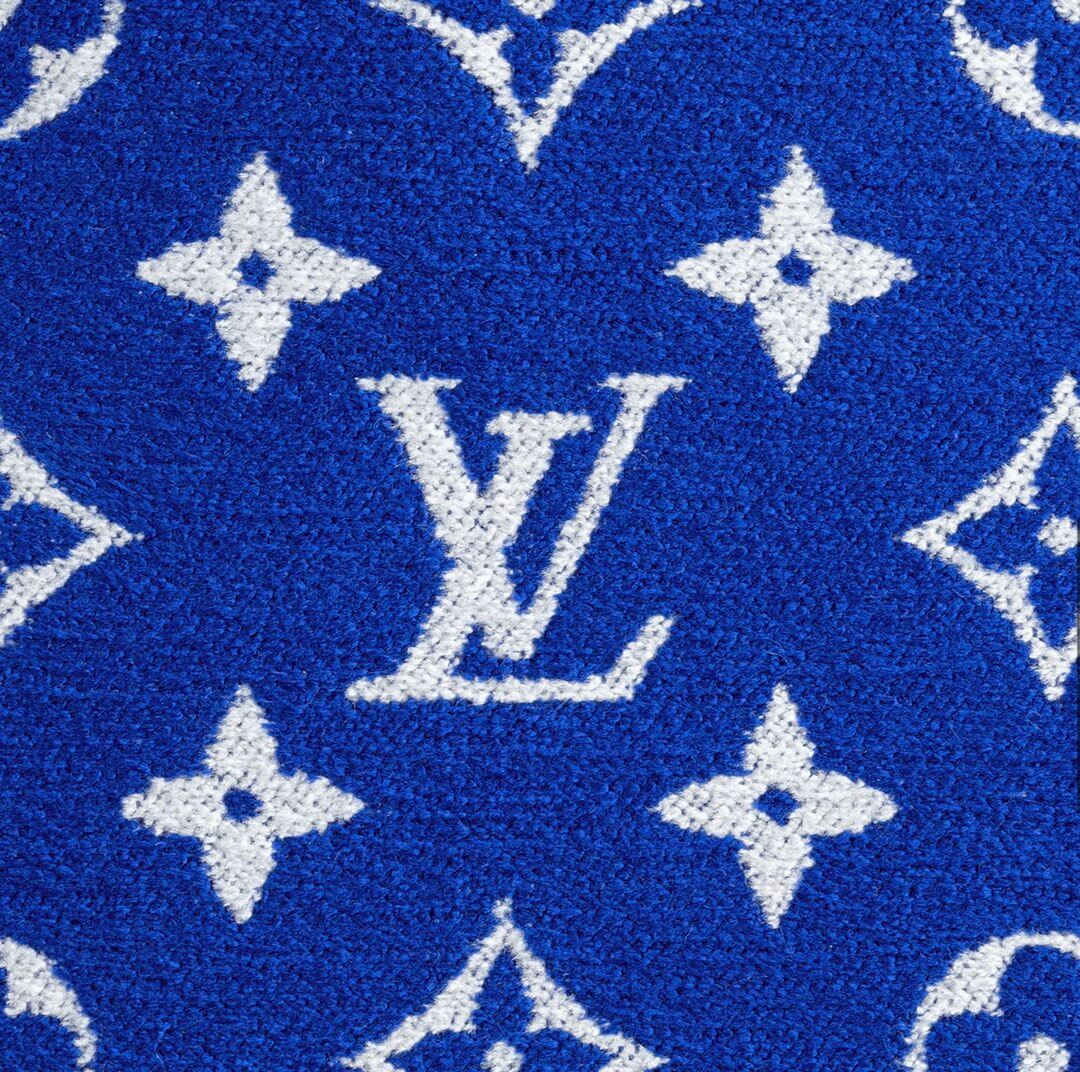 M46220 Match neverfull Monogram Handbag blue calfskin monogram