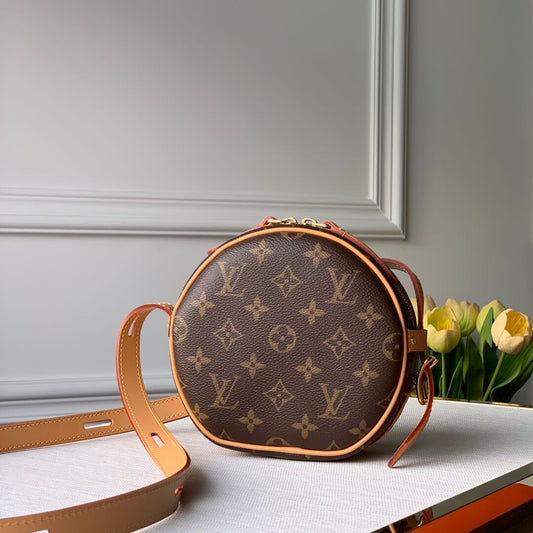 M52294 Boite Chapeau souple shoulder bag Crossbody monogram brown top quality