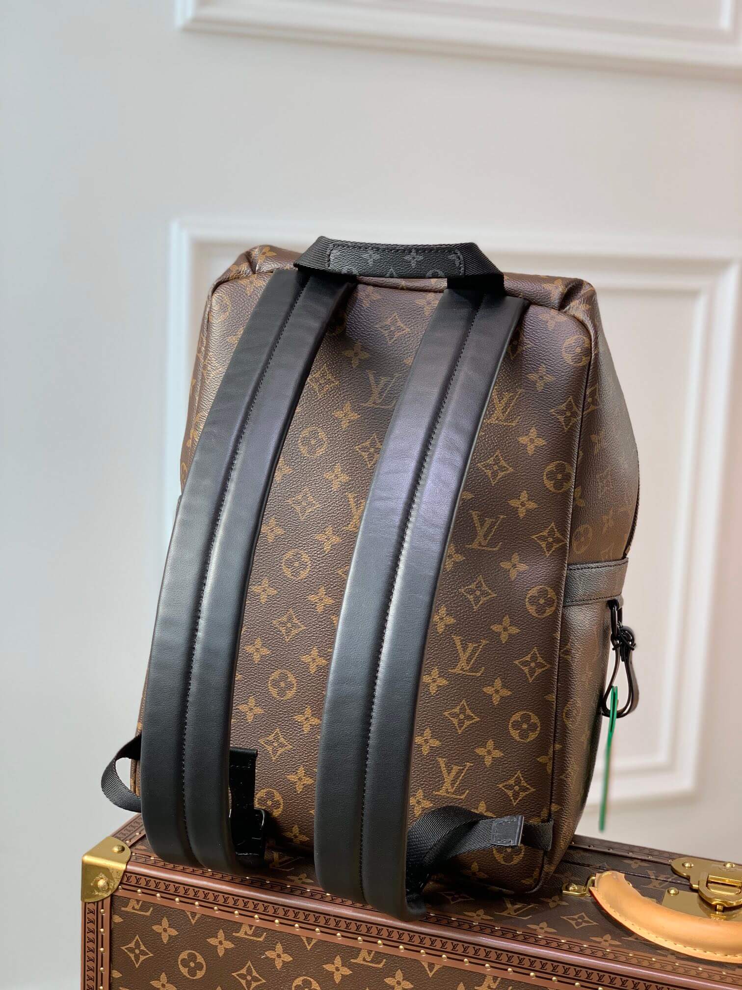 monogram backpack  black for vacation travel