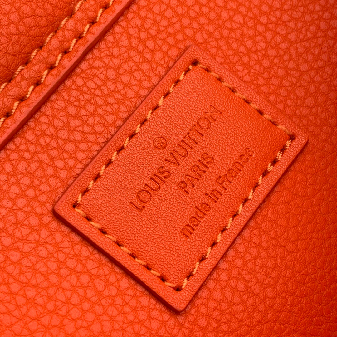 logo  inside on the leather