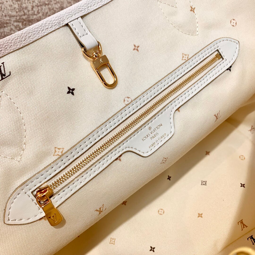 M59859 Neverfull Monogram light pink apricot