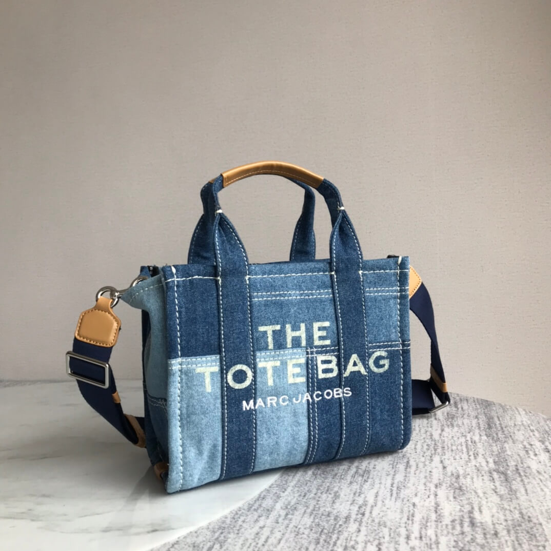 THE DENIM TOTE BAG Blue