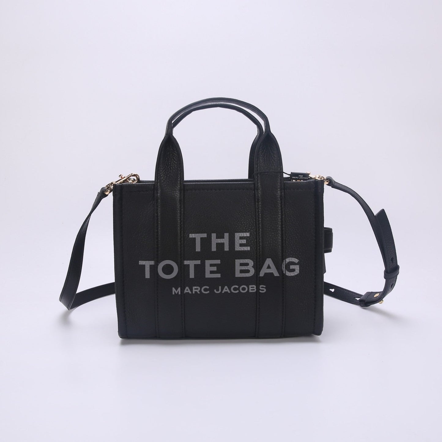 M-J TOTE LEATHER BAGS BLACK