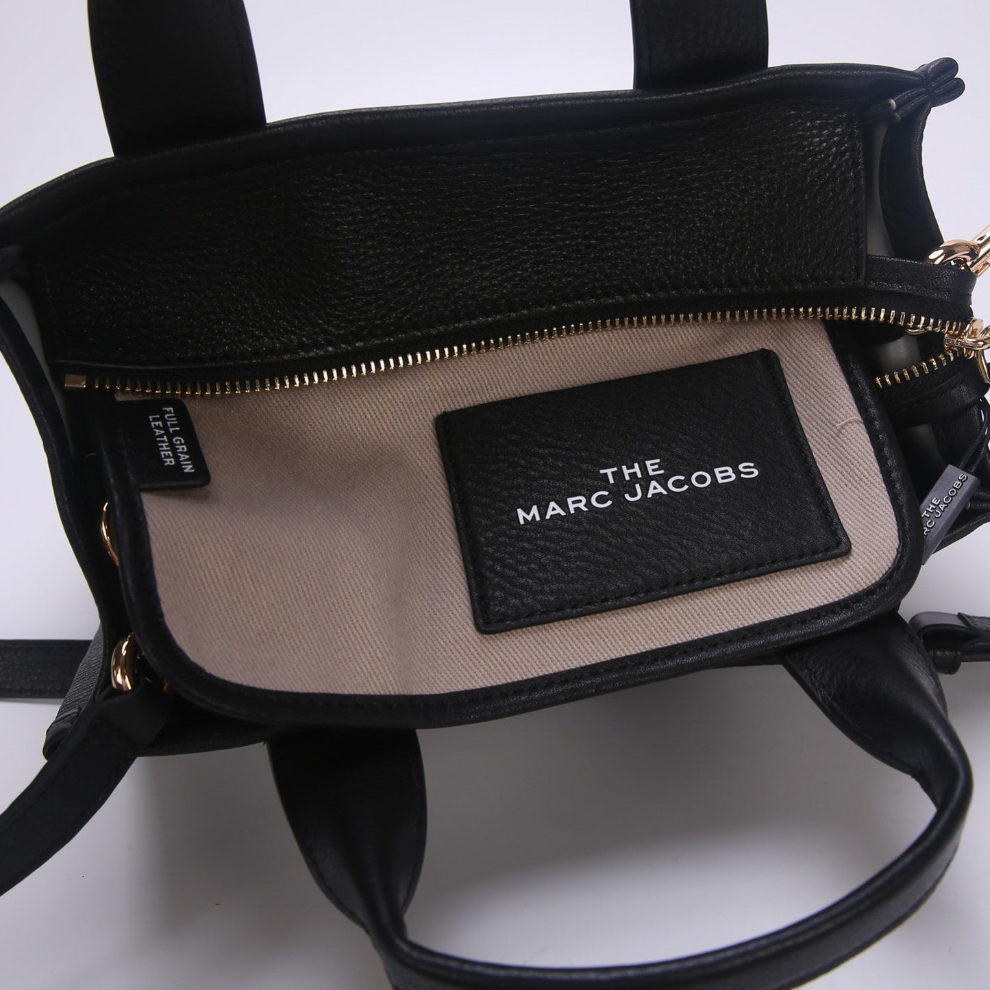 M-J TOTE LEATHER BAGS BLACK