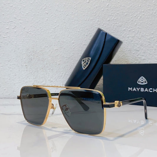 Maybach Trendy Square Large Frame Sunglasses Sunshade Street Photo Sunglasses YJB9