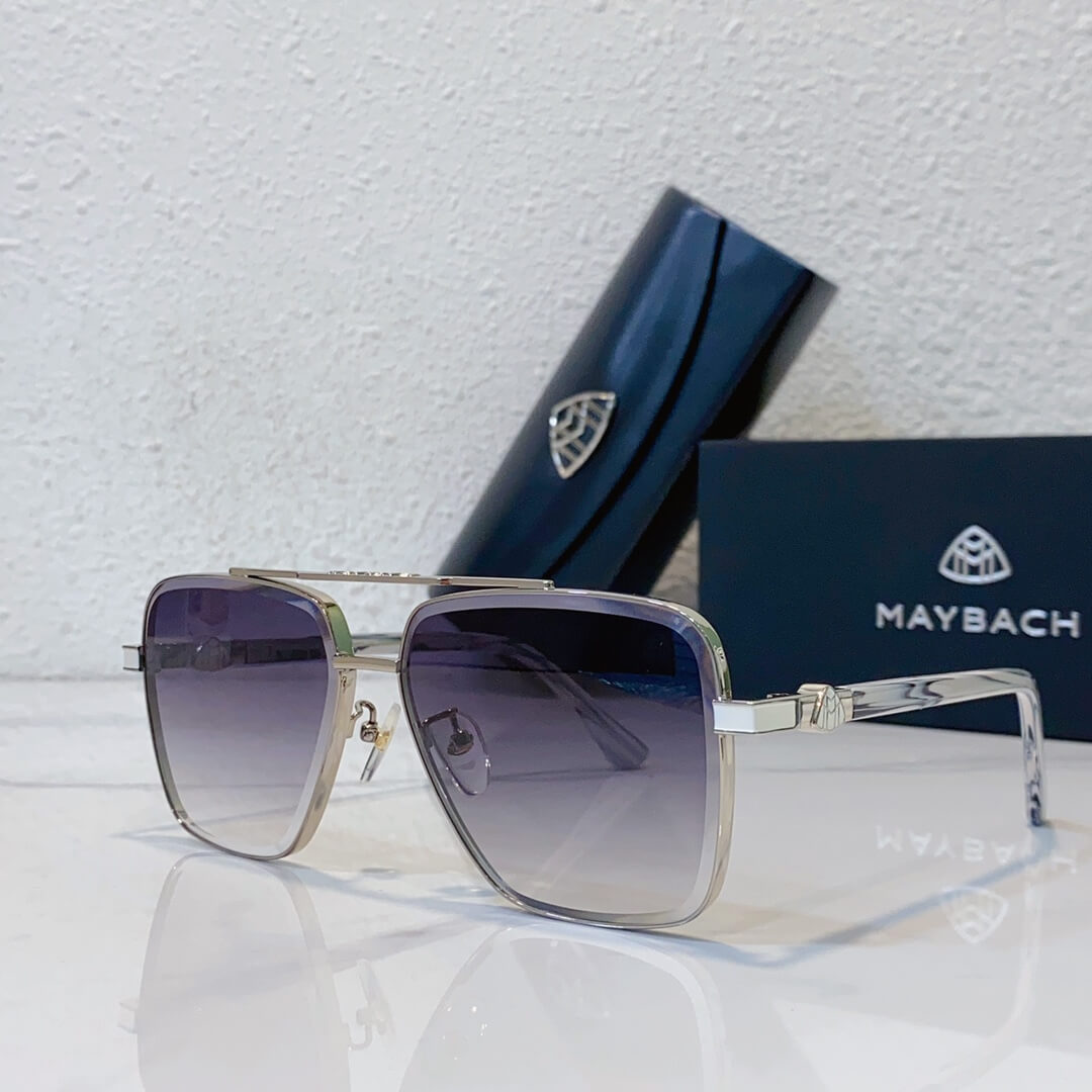 Maybach Trendy Square Large Frame Sunglasses Sunshade Street Photo Sunglasses YJB9