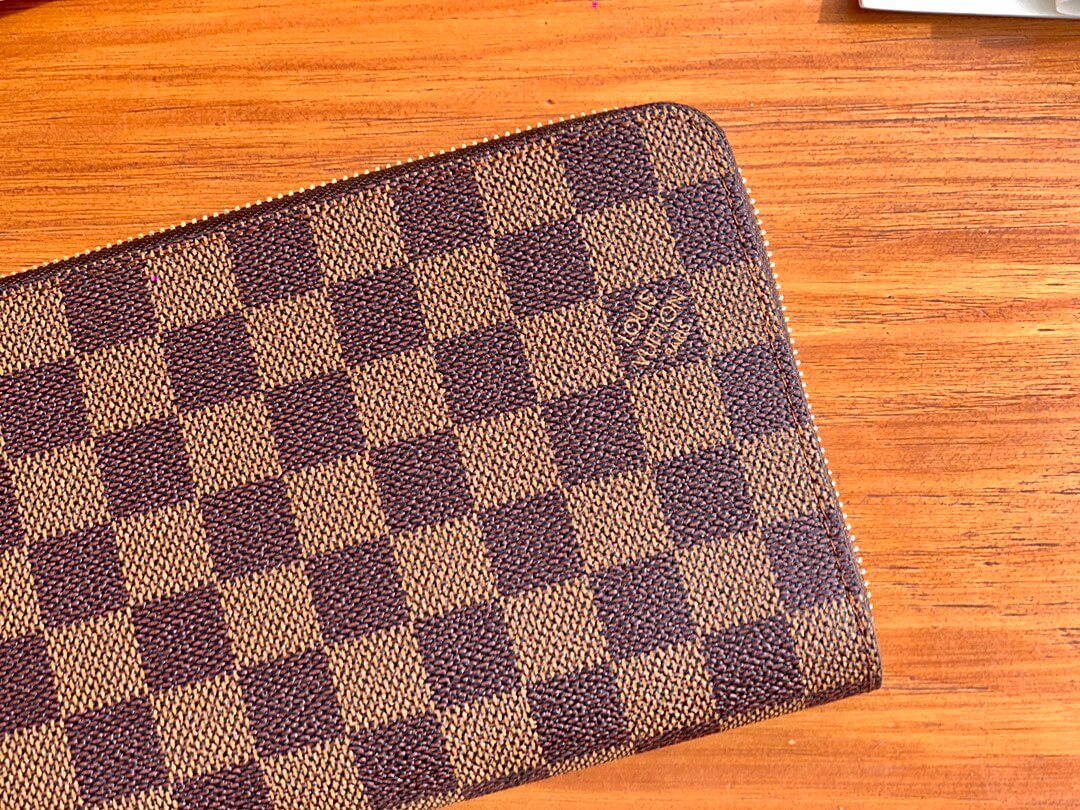 N63502 Zippy Organizer man bag wallet brown damier 21cm