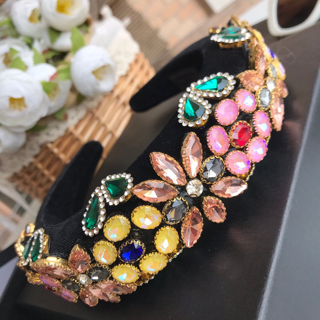 New European and American high-end personalized Baroque hairband FK13168A02