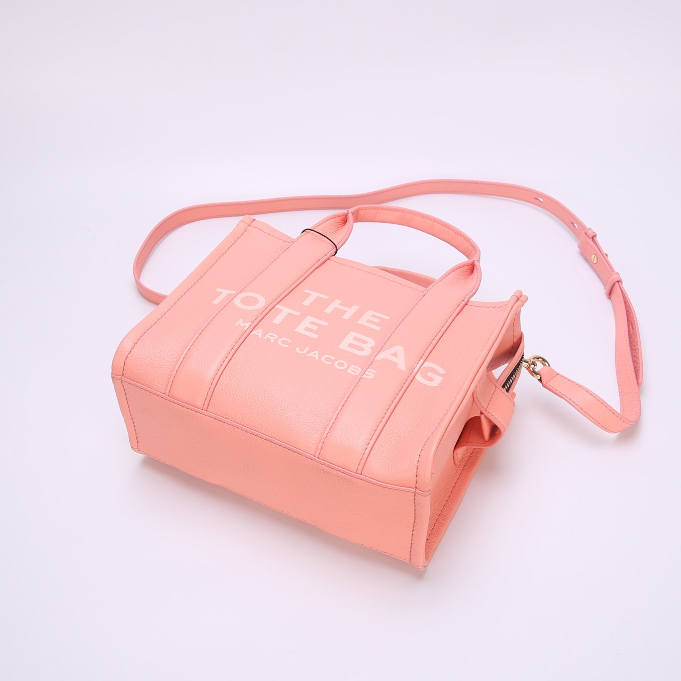 M-J TOTE LEATHER BAGS PINK