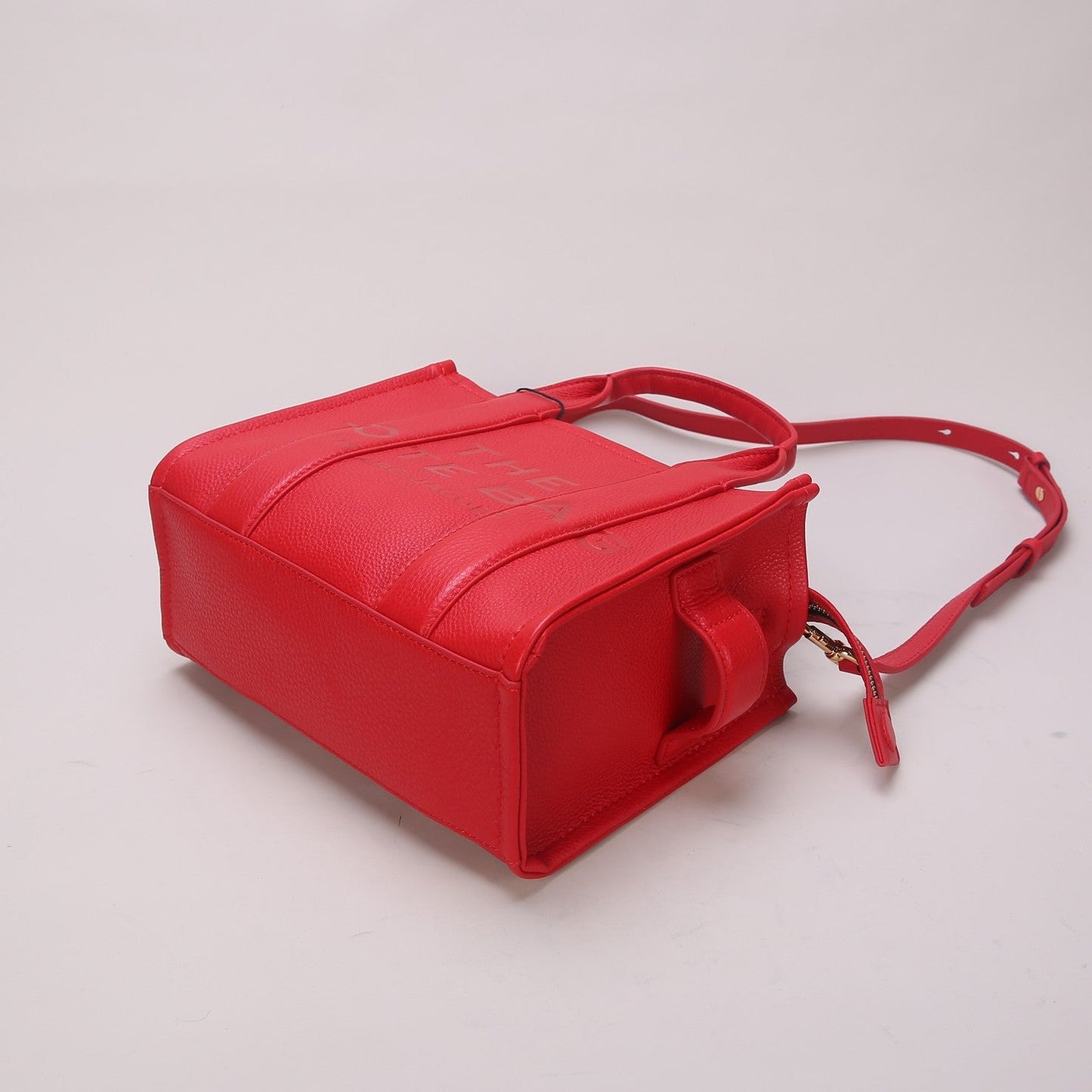 M-J TOTE LEATHER BAGS RED