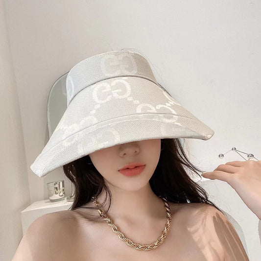 Spring Summer New Fashion Old Flower Hollow Top Foldable Hat Sun Hat MZ13168A21