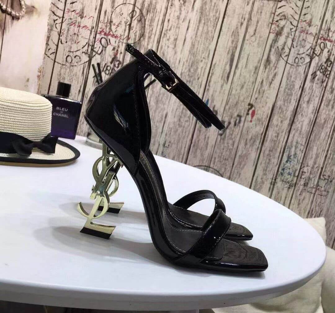 YSL Y0809 Women's shoes High-heeled shoes black