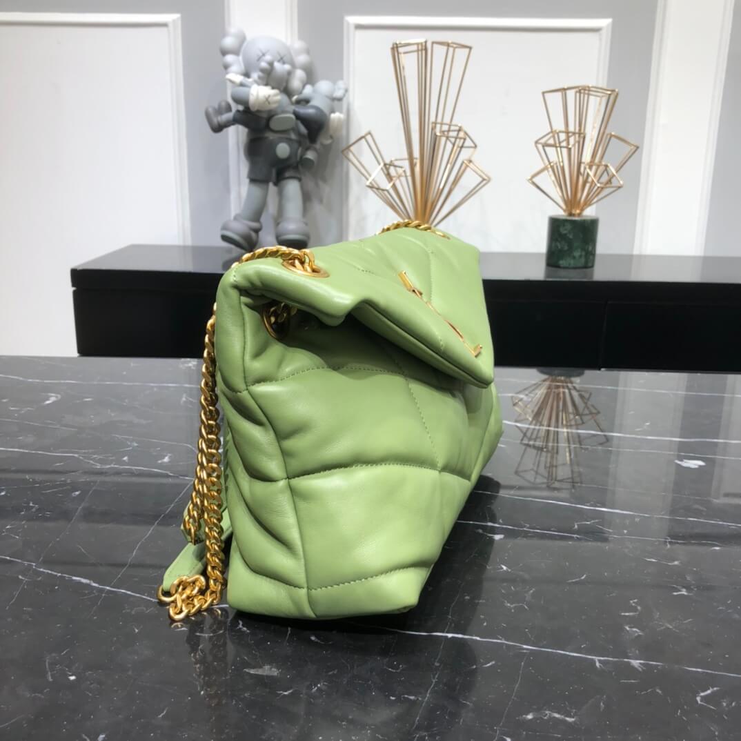 Y577476 cross body bags shoulder bag green calfskin rose gold