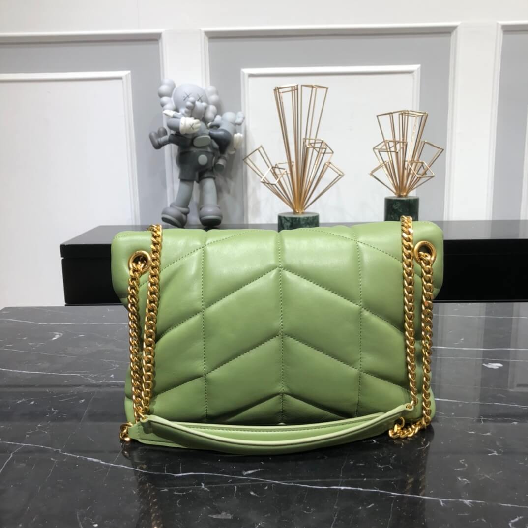 Y577476 cross body bags shoulder bag green calfskin rose gold