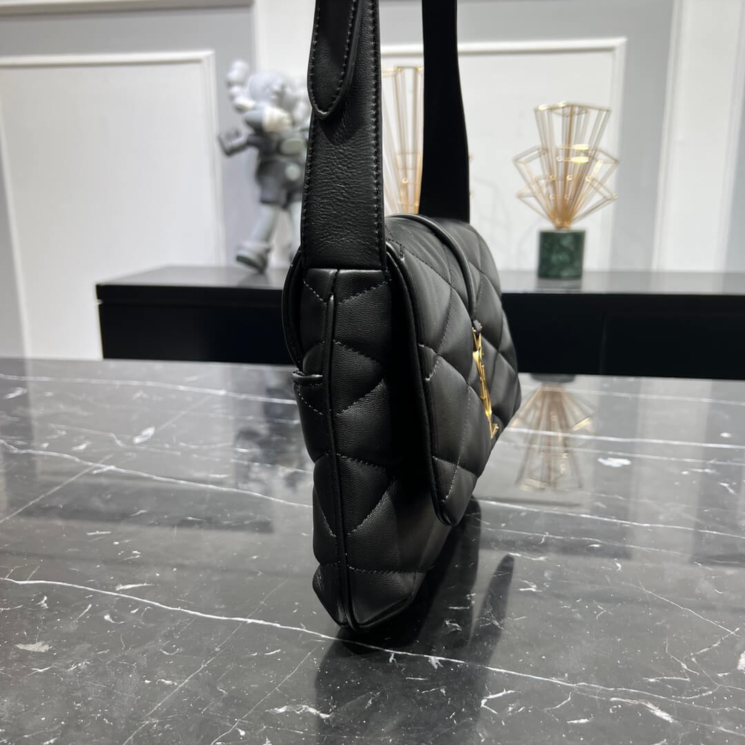 Y698567 shoulder bag SAINT LAURENT MONOGRAM calfskin black