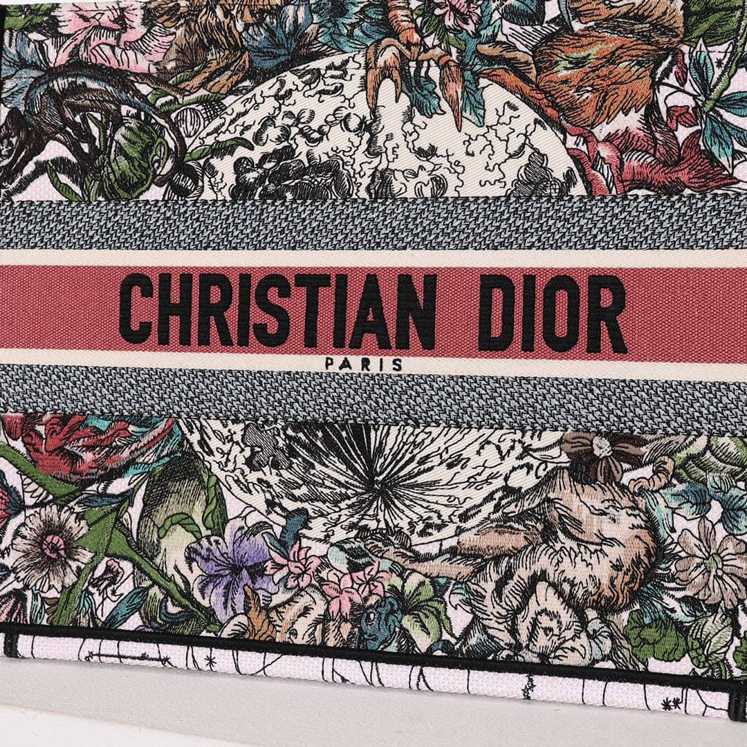 embroidery christian dior with flower