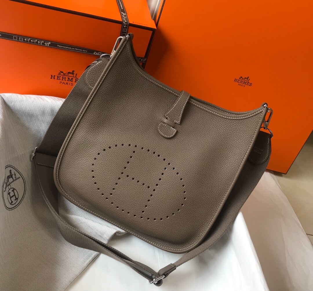 evelyne bag 28 elephant grey