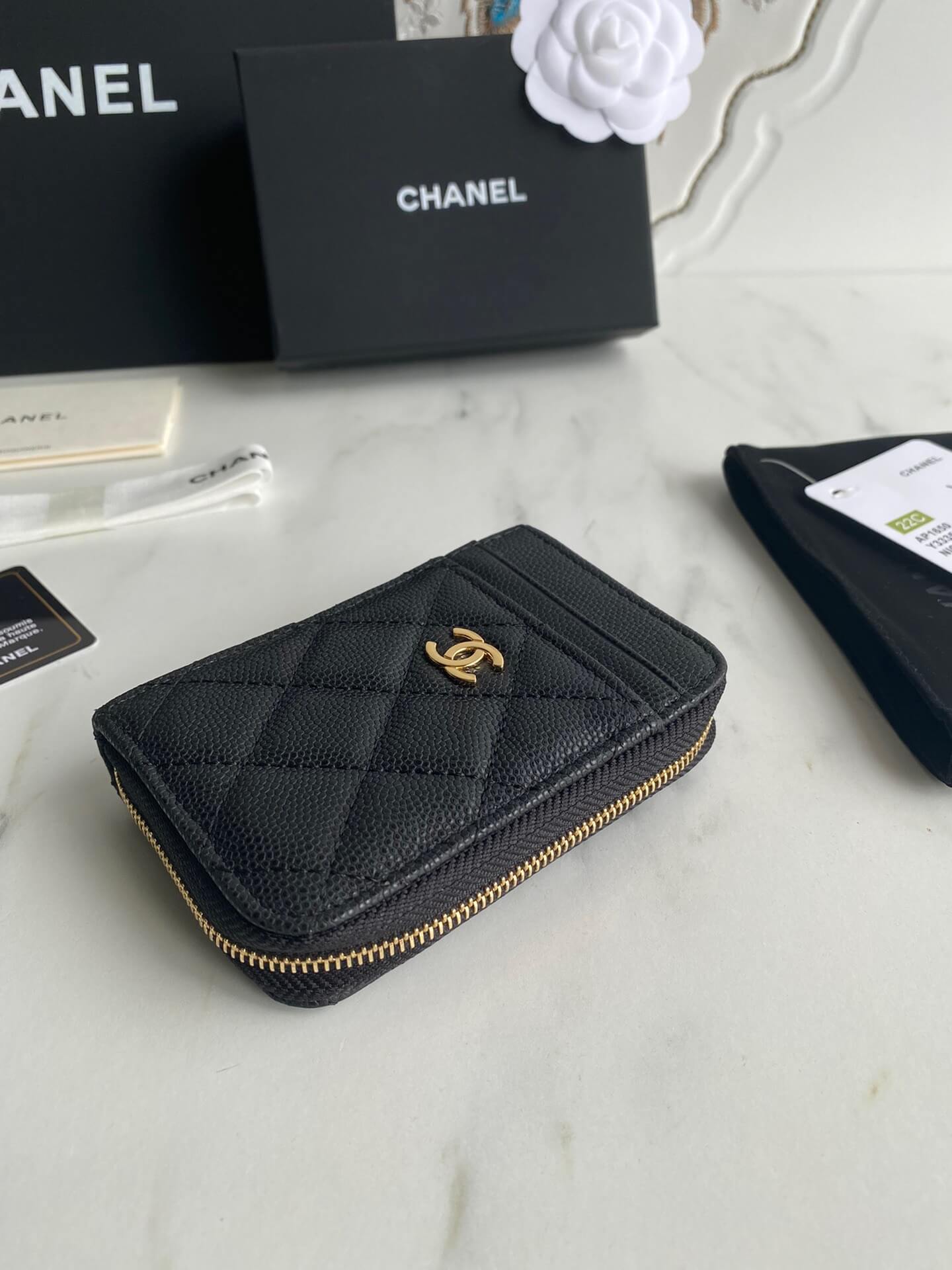 GC wallet clutch bag 7.5cm black