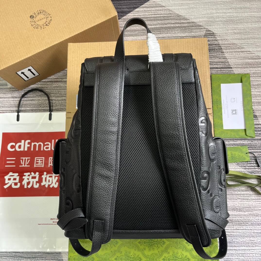 GG 625770 backpack 34cm black COWHIDE/ REAL LEATHER