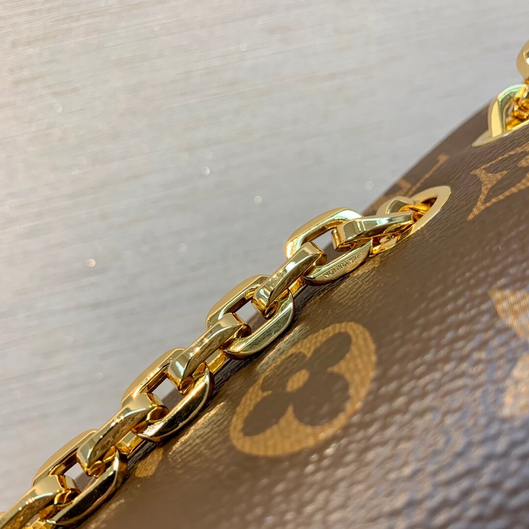 monogram gold chain  m46127