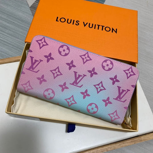 LV M81340 zippy wallet sunrise pastel