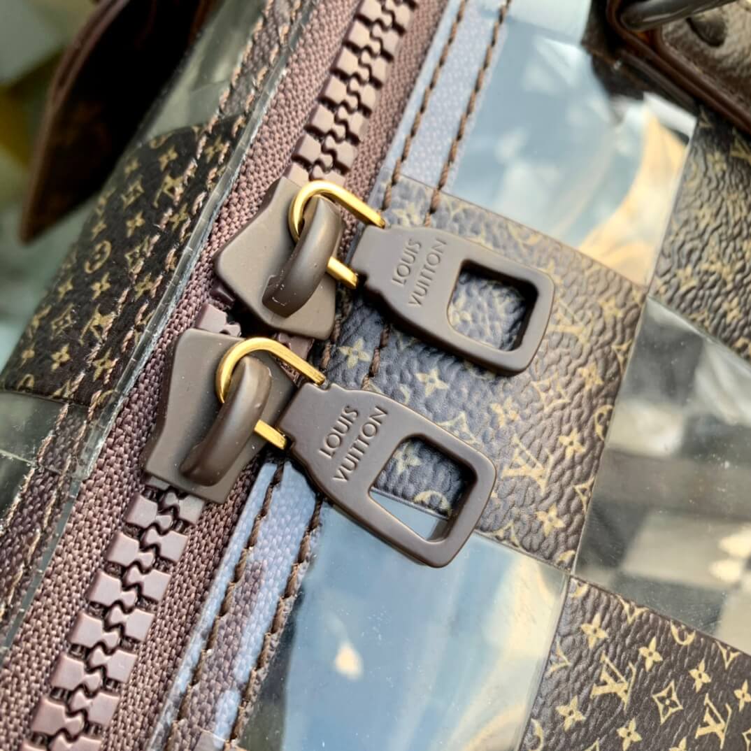 M20864 KEEPALL BANDOULIÈRE 50 Monogram Chess brown