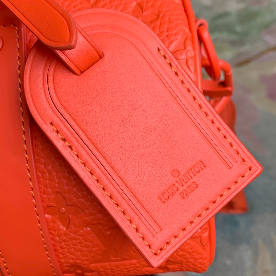 M20900 KEEPALL BANDOULIÈRE 25 Embossing red