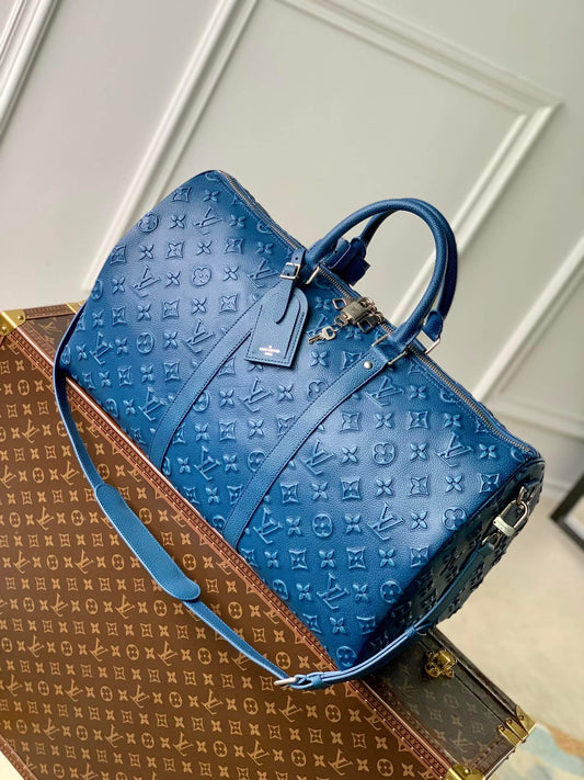 M21375 KEEPALL BANDOULIÈRE 50 Monogram dark blue