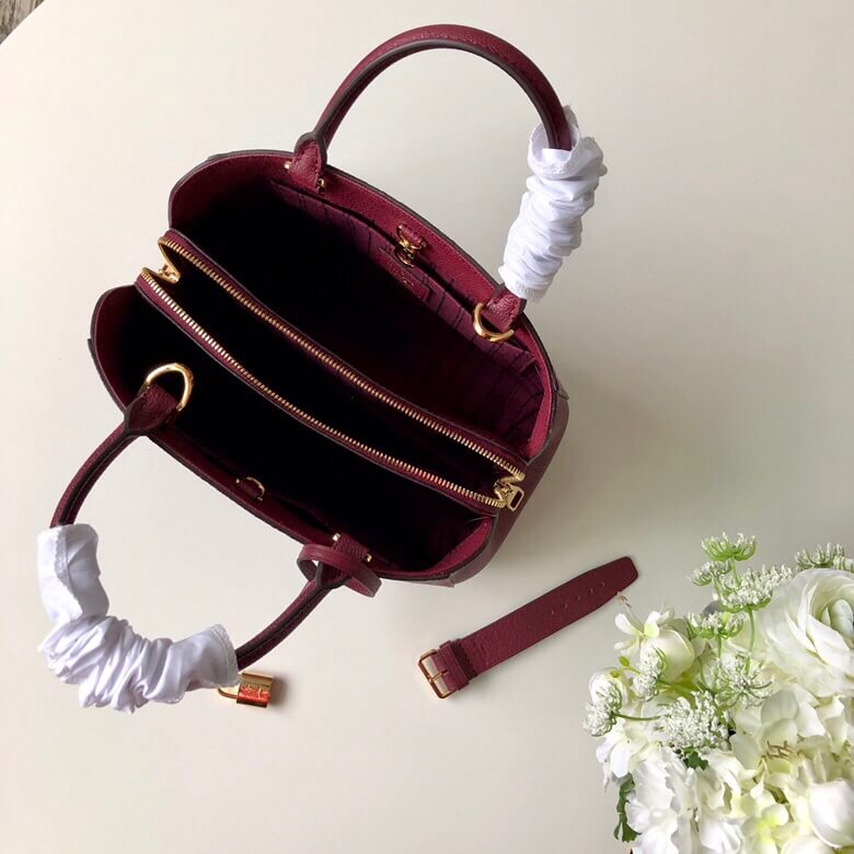 M41053 MONTAIGNE PM Monogram Empreinte 29cm maroon