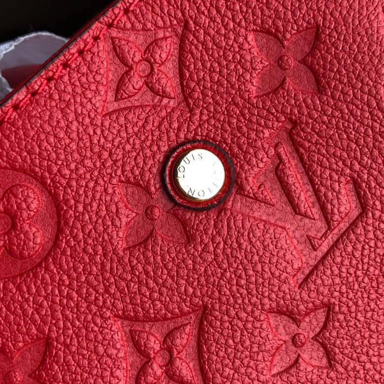 M41053 MONTAIGNE PM Monogram Empreinte 29cm red