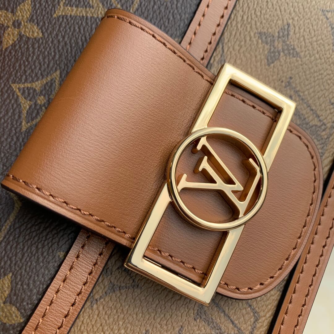 M45959 Nicolas Ghesquière Mini Dauphine brown Monogram 20cm 25cm