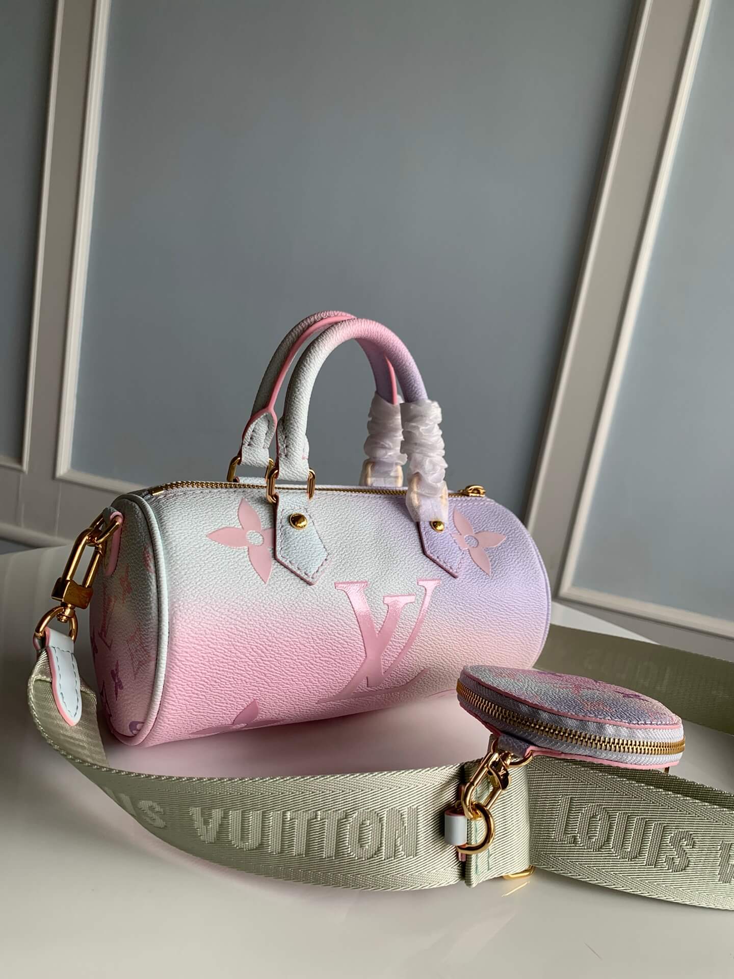 M46078 Papillon BB speedy Monogram Pink 20cm