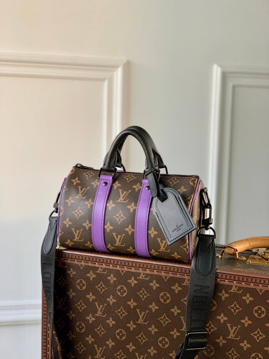 M46249 KEEPALL BANDOULIÈRE 25 Monogram purple