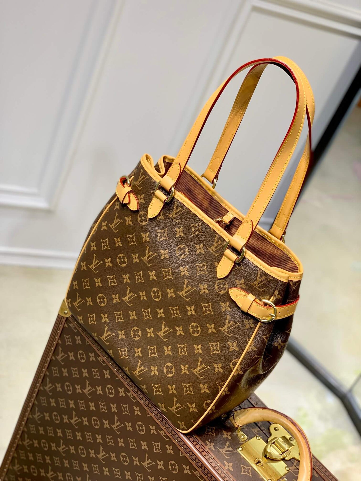 M51153 neverfull MM A4 shopping bag Monogram 34CM yellow