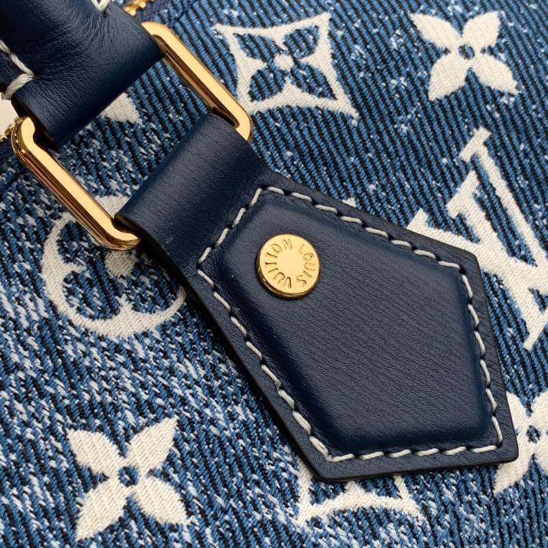 M59609 Blue jeans Speedy Bandoulière 25 Monogram