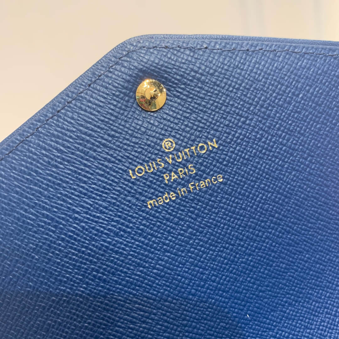 M81183 Blue jeans Sarah Monogram wallet clutch bag 19cm