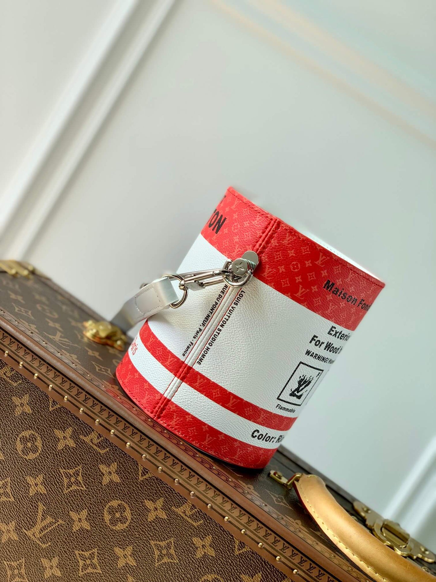 M81595 Paint Can red Virgil Abloh 17.cm cross body bags