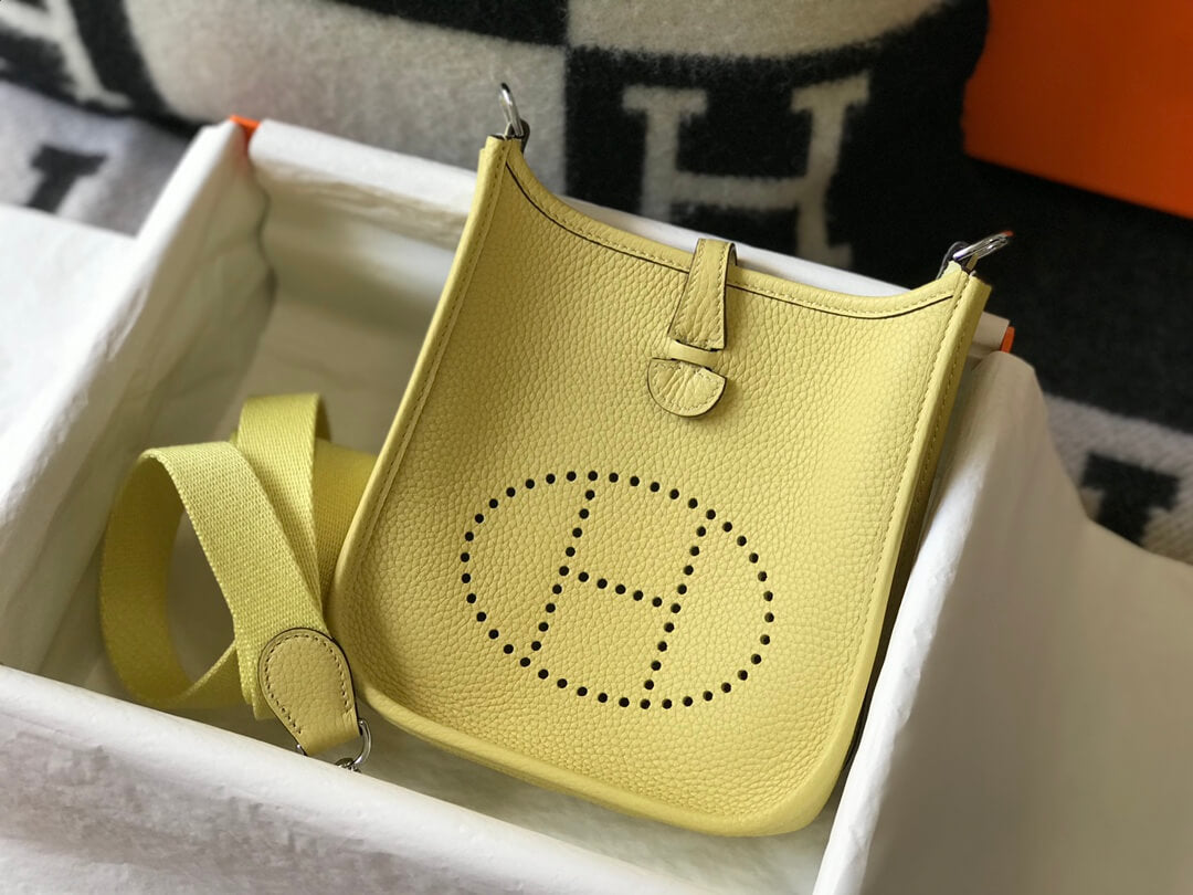 lemon yellow mini evelyne  bag for summer