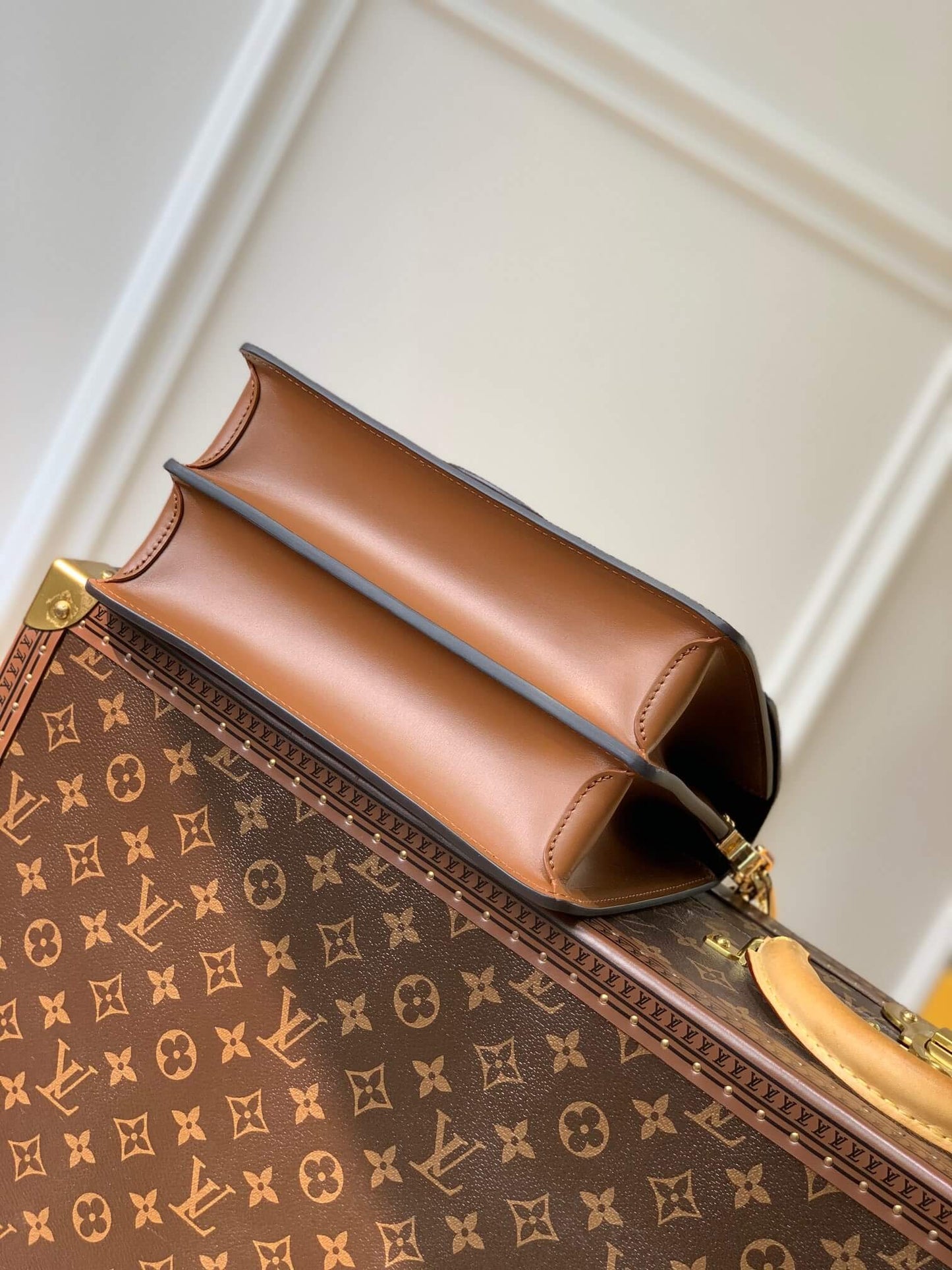 M45959 Nicolas Ghesquière Mini Dauphine brown Monogram 20cm 25cm