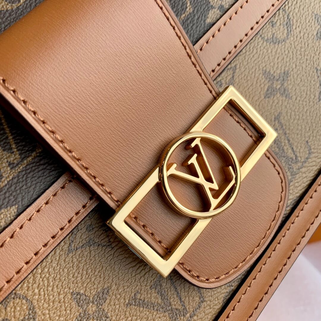 M45959 Nicolas Ghesquière Mini Dauphine brown Monogram 20cm 25cm