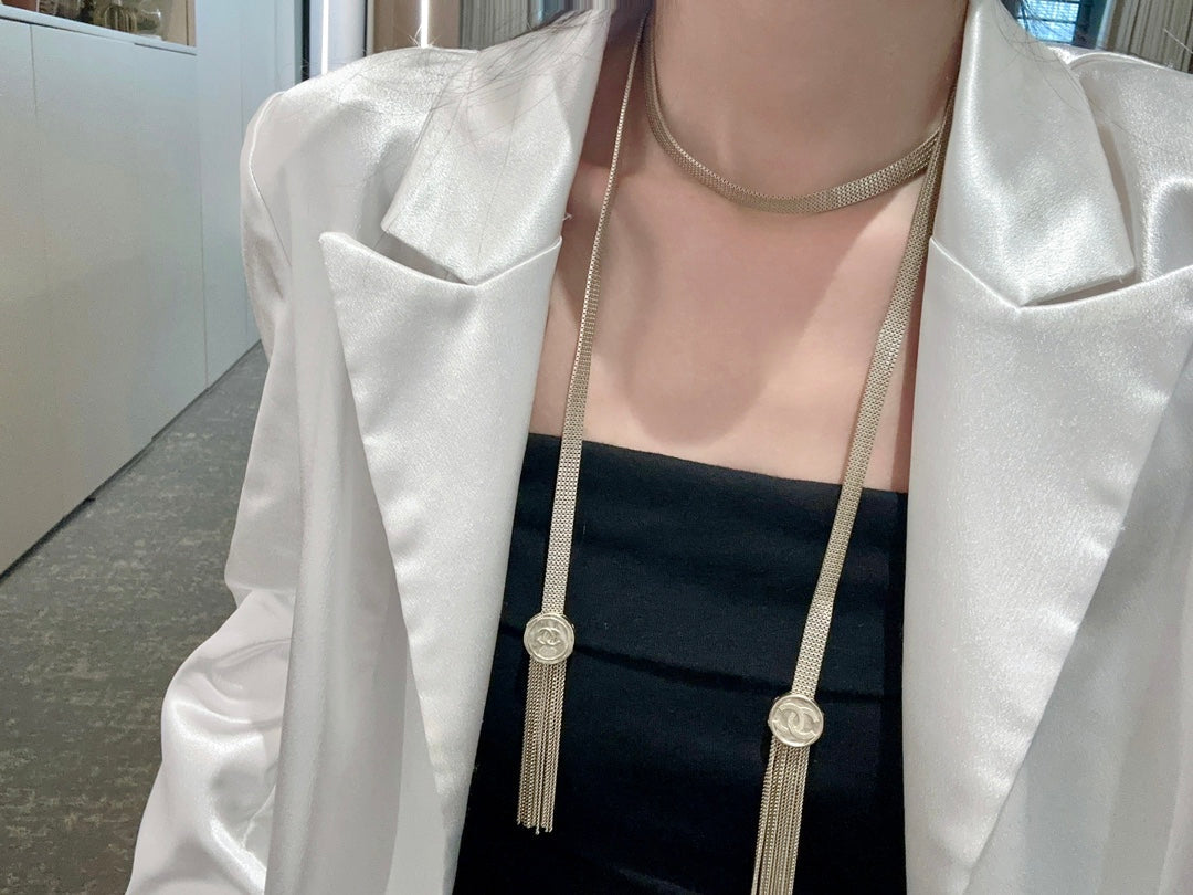 Mingyuan Fengliu Su High end Feeling Long Necklace XLC51